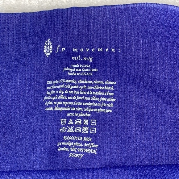 FREE PEOPLE Movement High-Rise 7/8 Length Good Karma Leggings NWOT - Picture 7 of 7